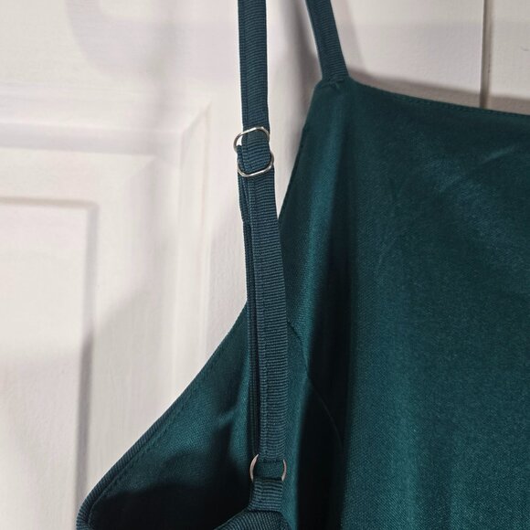 NWT Green Summer Dress with Adjustable Straps – Size Large - Picture 3 of 6